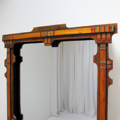 Large American Folk Art mirror