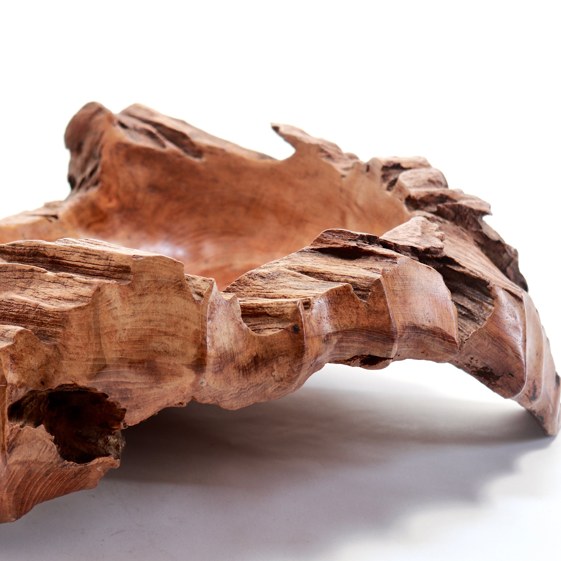 Sculptural studio craft timber vessel