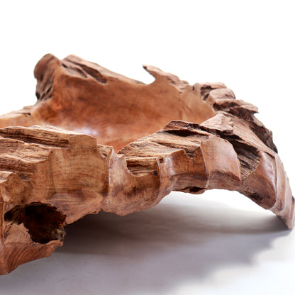 Sculptural studio craft timber vessel