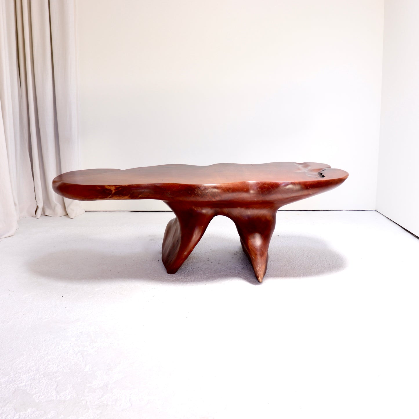 Monolithic freeform coffee table