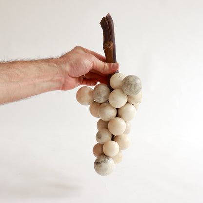 italian marble grapes still life styling