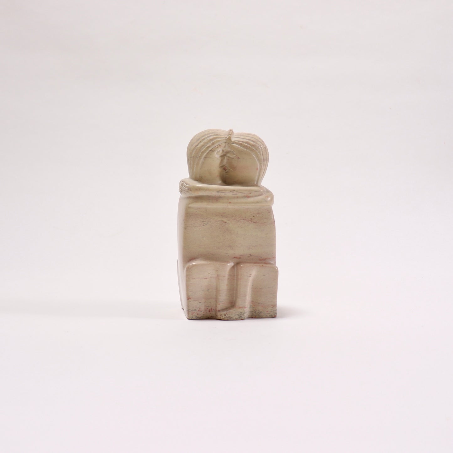 Soapstone Sculpture after Brancusi's The Kiss
