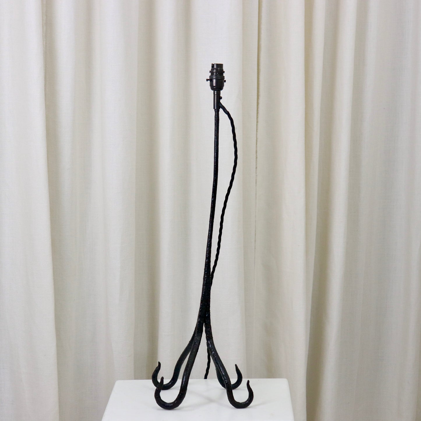 Gnarly Wrought Iron Lamp