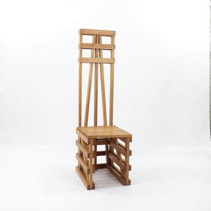 Constructivist Chair with Enzo Mari vibes