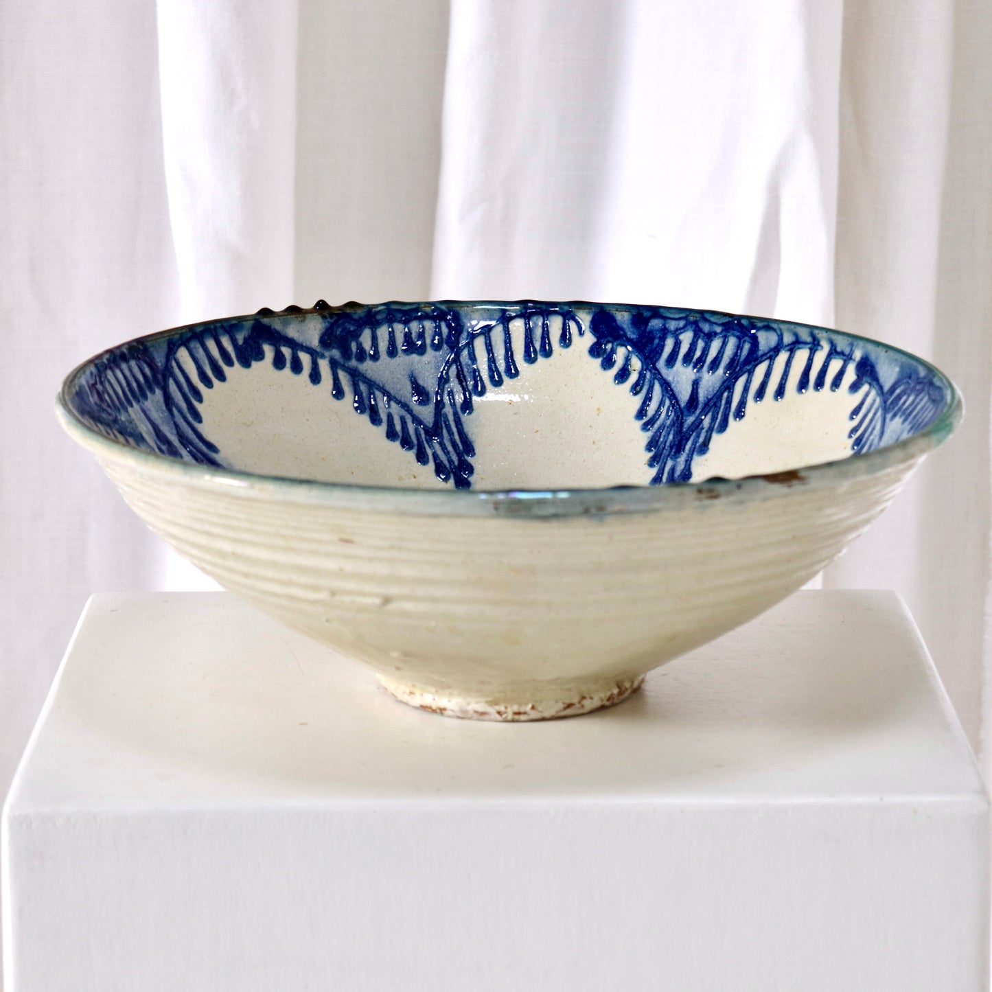 19th Century Andalusian Glazed Bowl Andalusia, Spain, 1800s