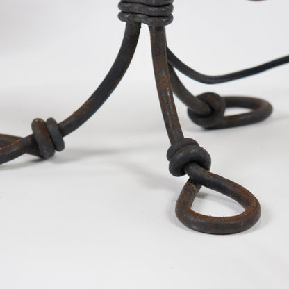 Hand forged wrought iron lamps