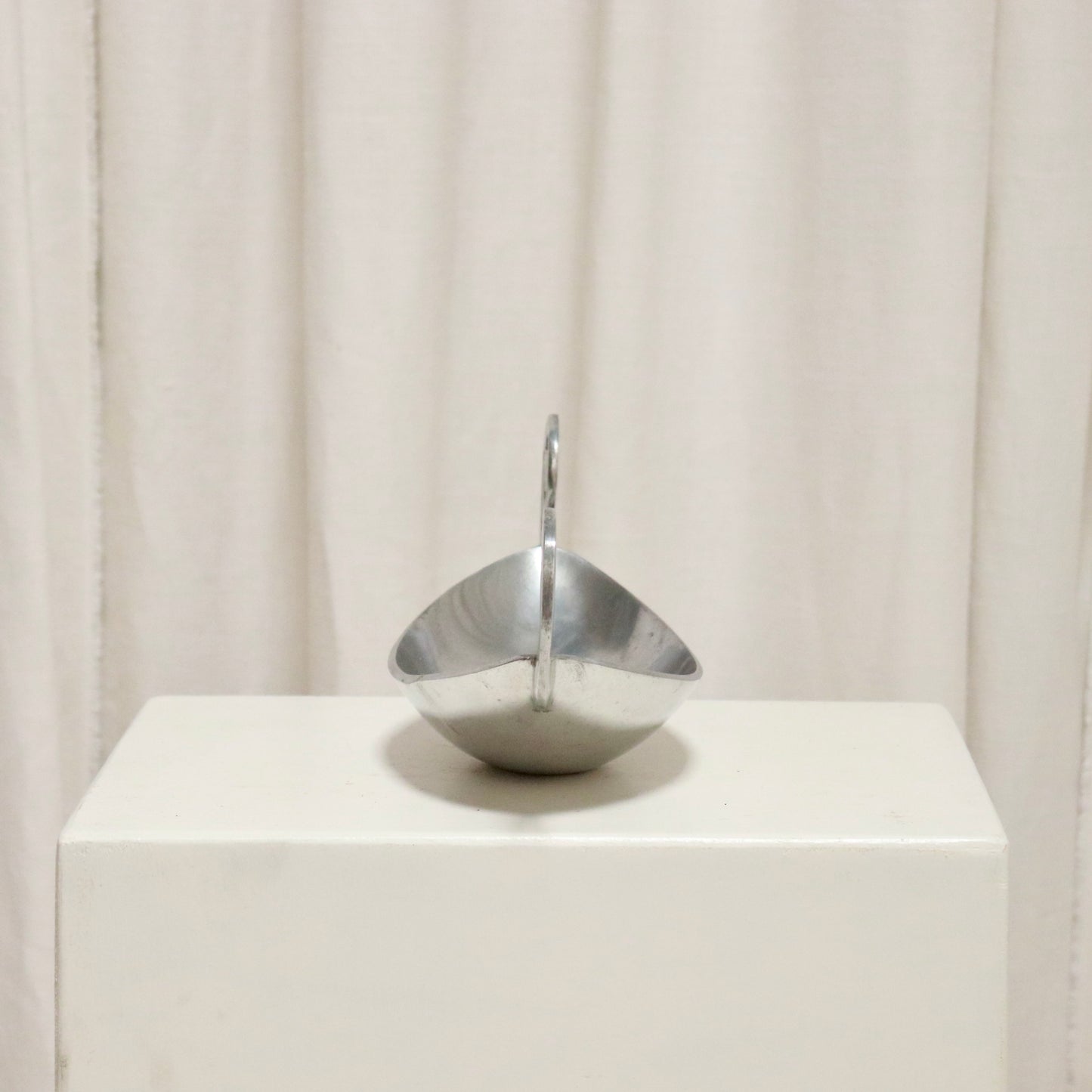 Vintage Cast Aluminium Scroll-Handled Dish / Catchall  *RESERVED*