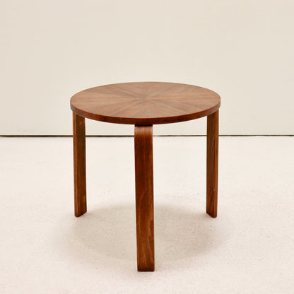 Aalto inspired side table with three curved plywood legs