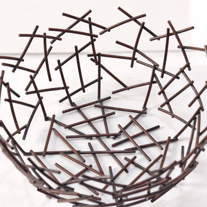 Abstract Wire Bowl
