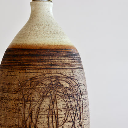 Vintage Pottery Lamp