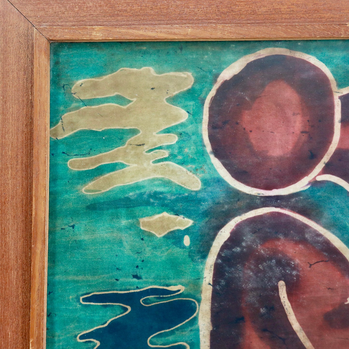 Mid-Century Batik Artwork (Framed & Glazed)