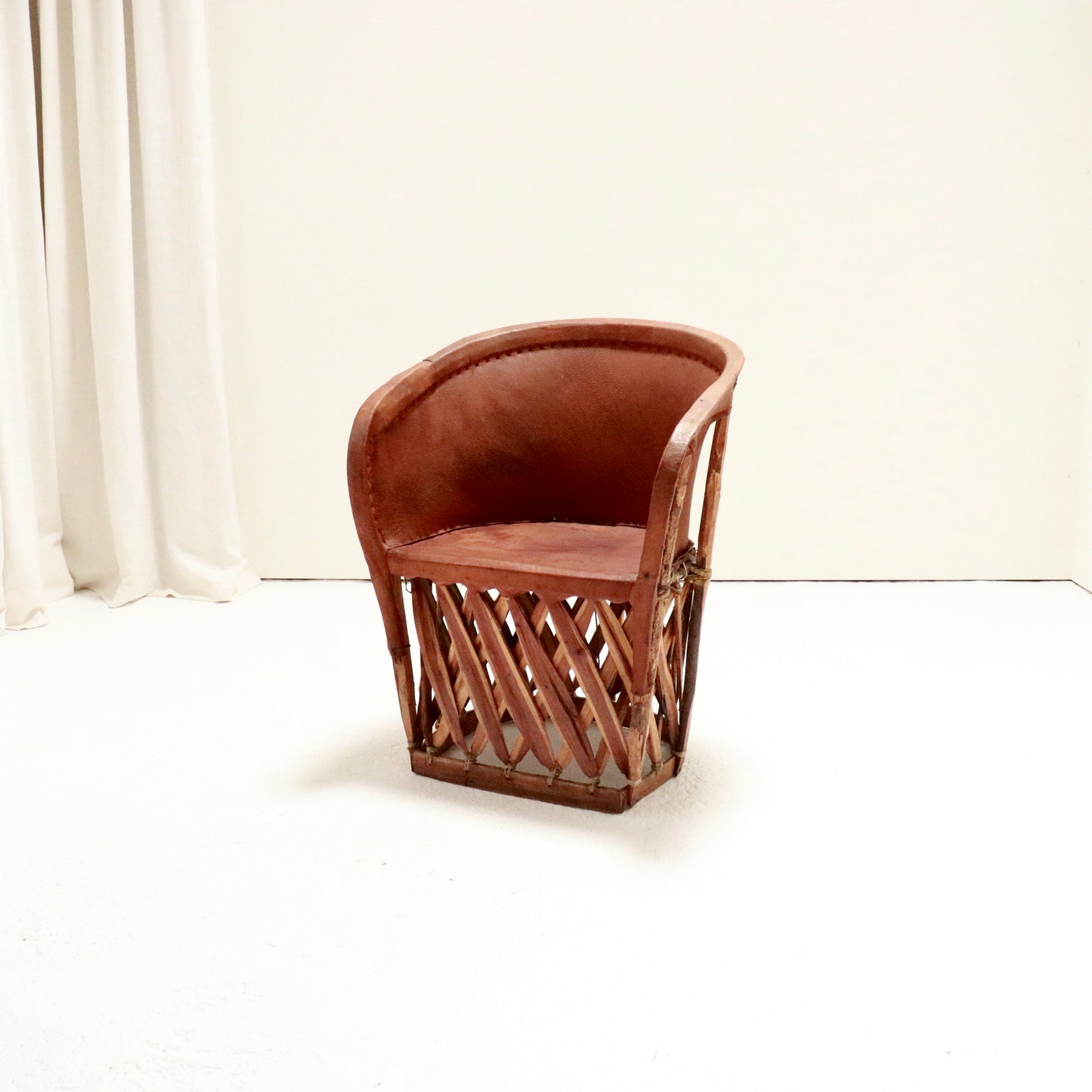 Early 20th Century Mexican Equipal Chair