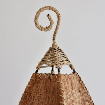 Sculptural Coir lamp
