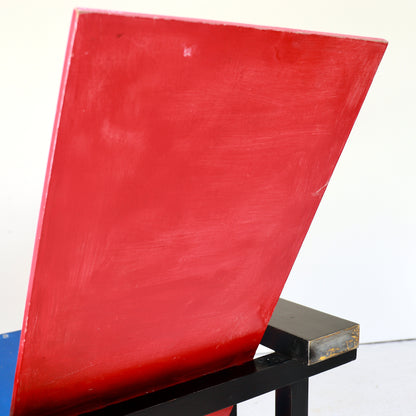Gerrit Rietveld Red and Blue Chair