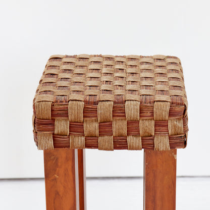 Petite Chequer Woven Side Table