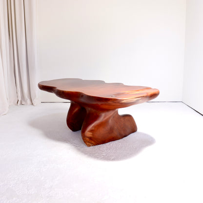 Monolithic freeform coffee table