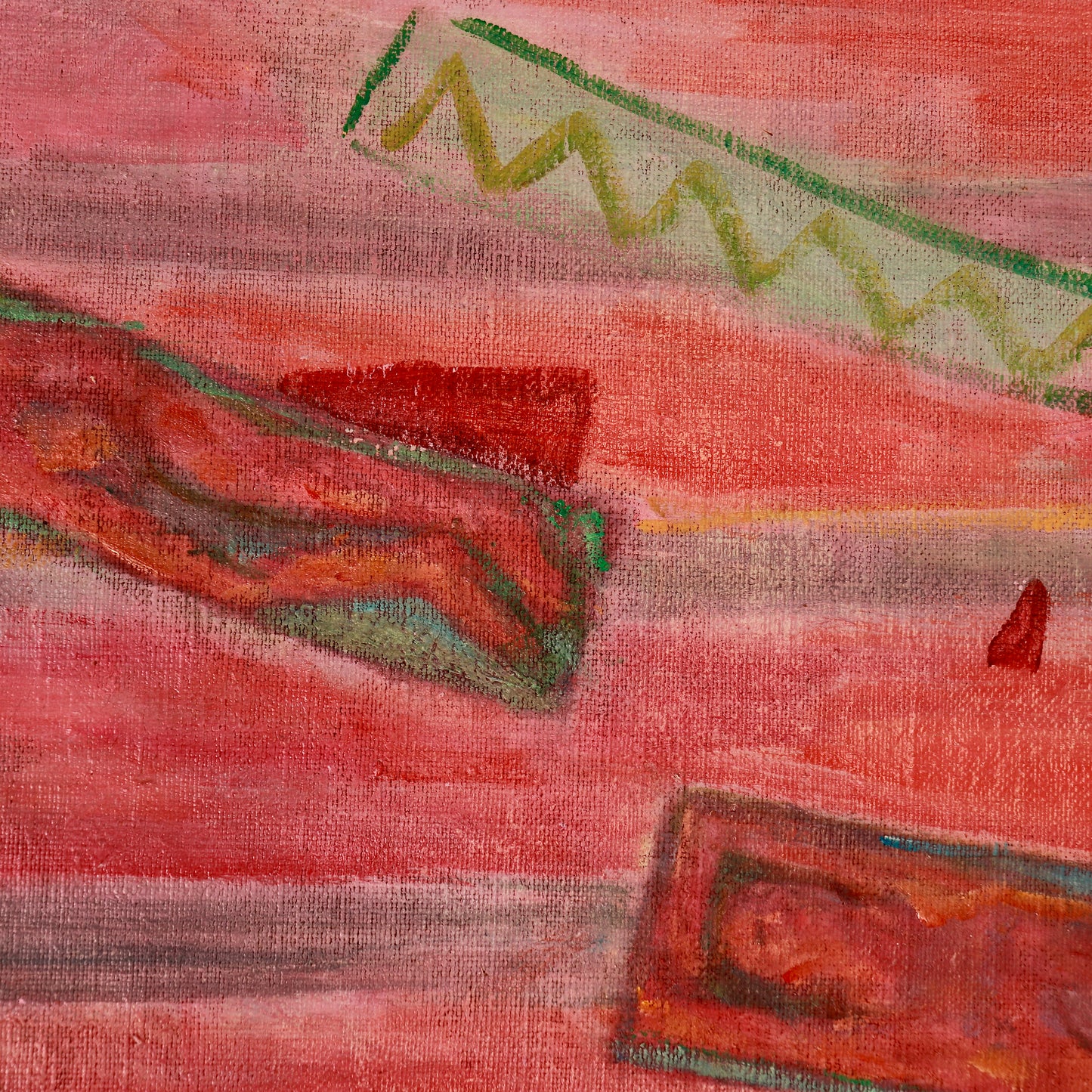 Sydney-inspired oil painting with warm summer palette