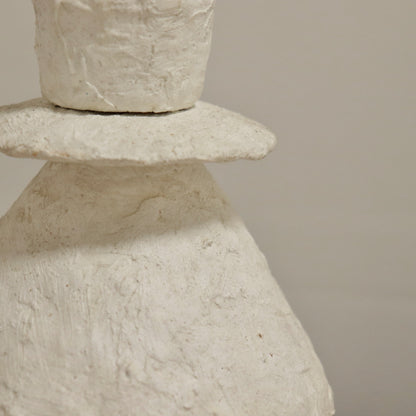 Artist-Made Plaster Table Lamp