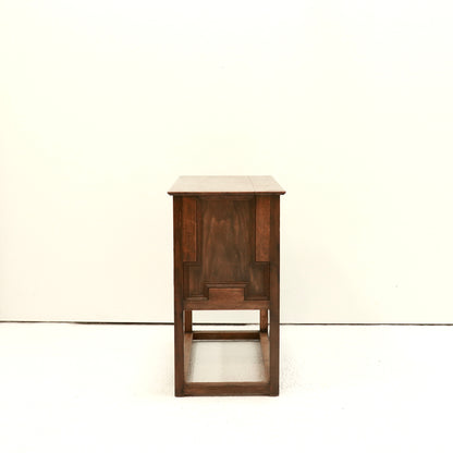 Petite Brutalist Oak Cupboard