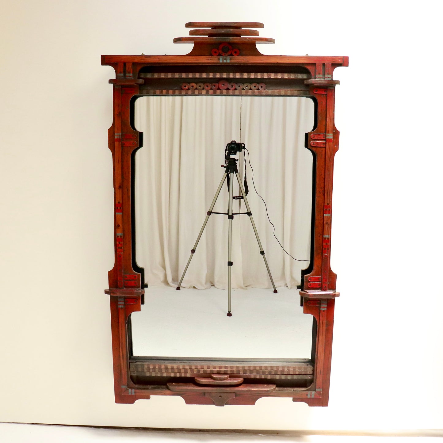 American Folk Art Mirror