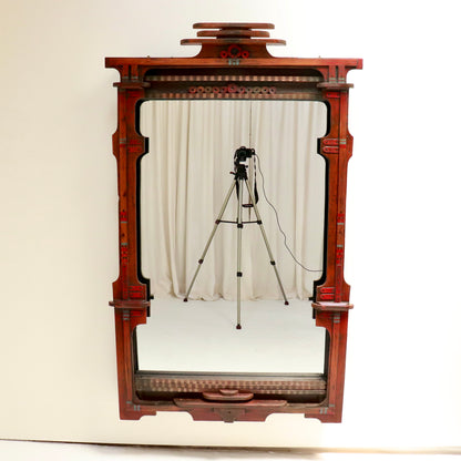 American Folk Art Mirror