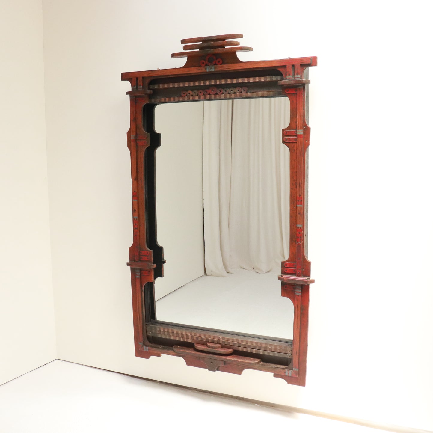 American Folk Art Mirror