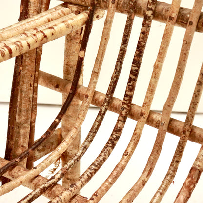 Folk Art Silver Birch Chair