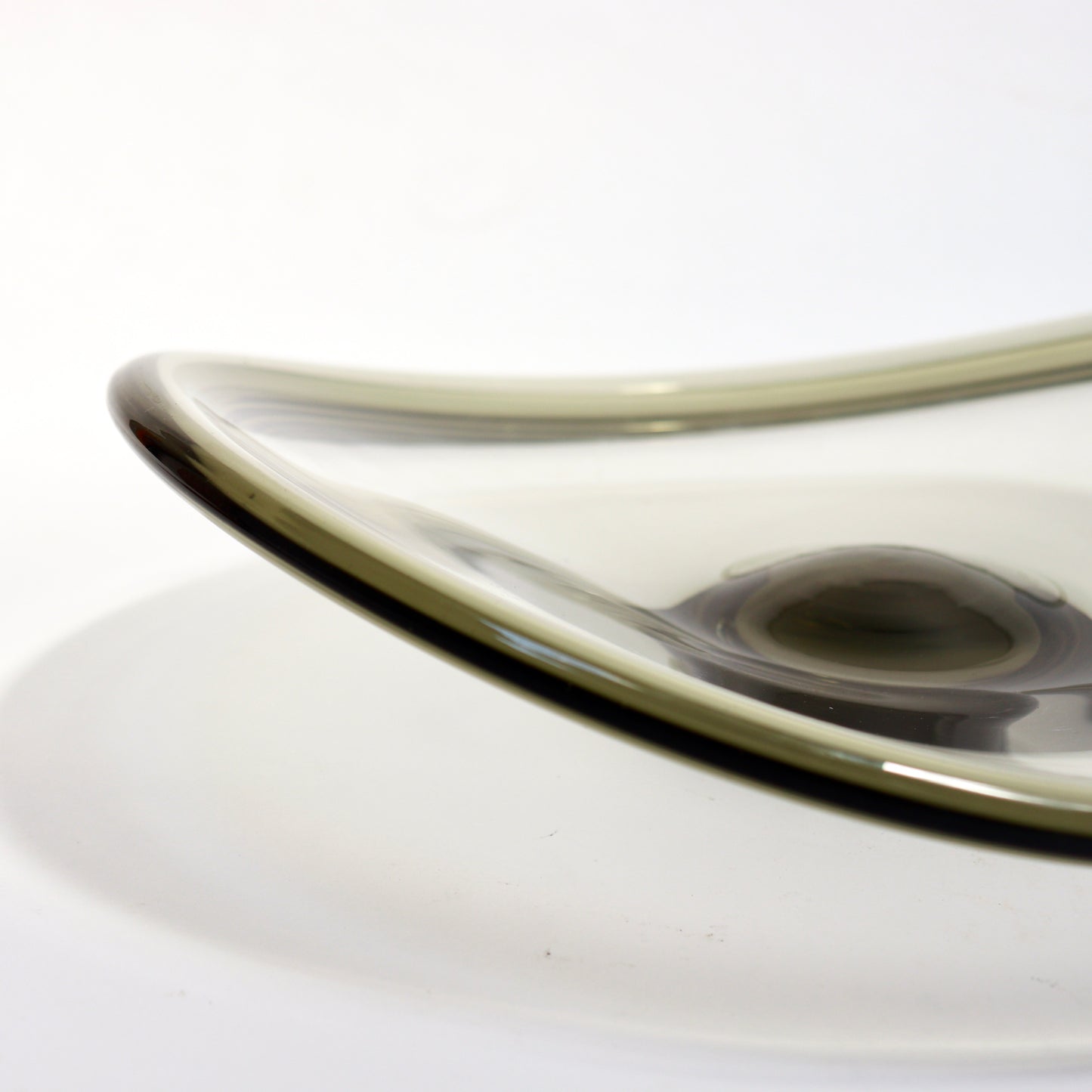 Sculptural Scandinavian art glass centrepiece.