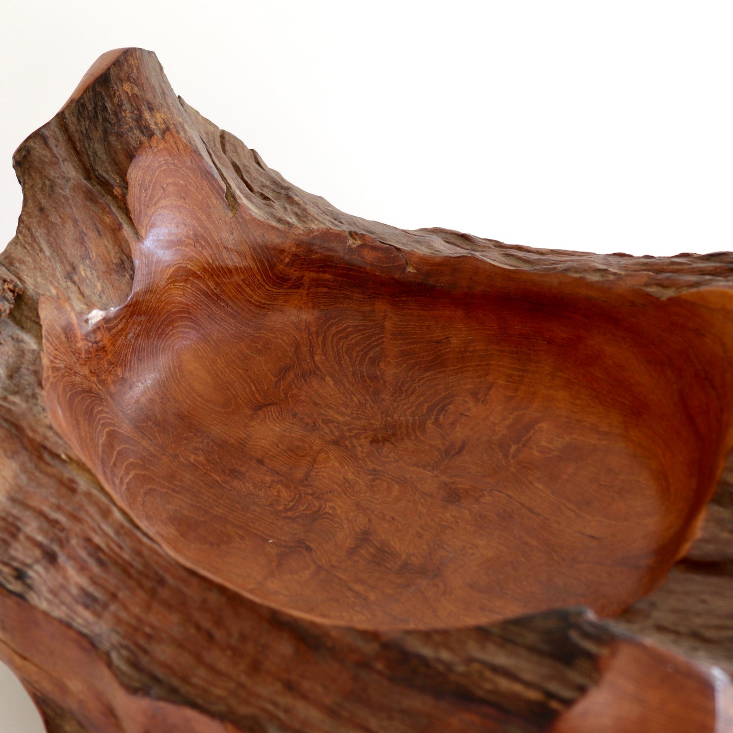 XL Carved wood bowl