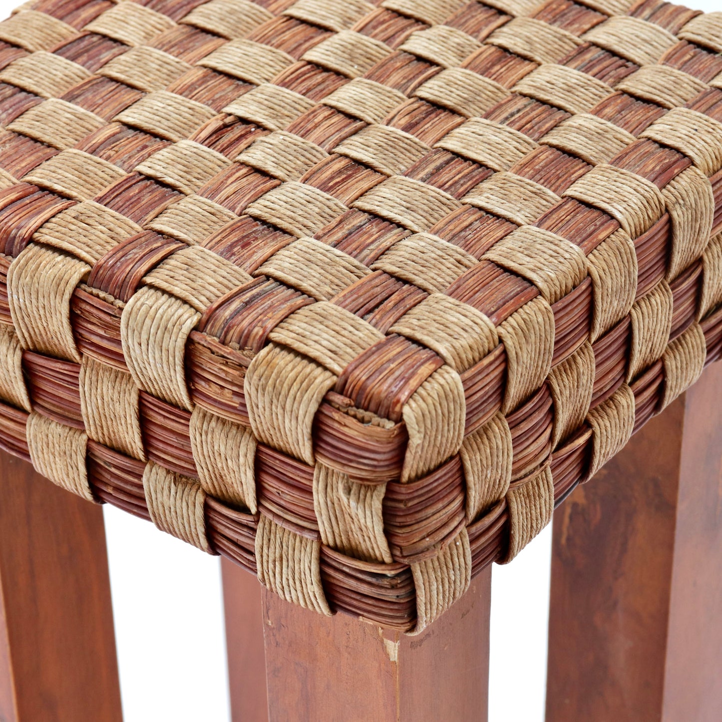 Petite Chequer Woven Side Table