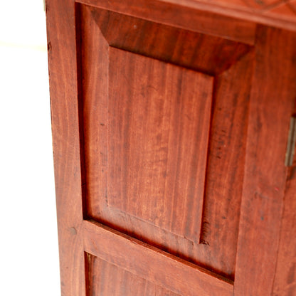 Anglo-Indian Folding Side Table with Specimen-Wood Top