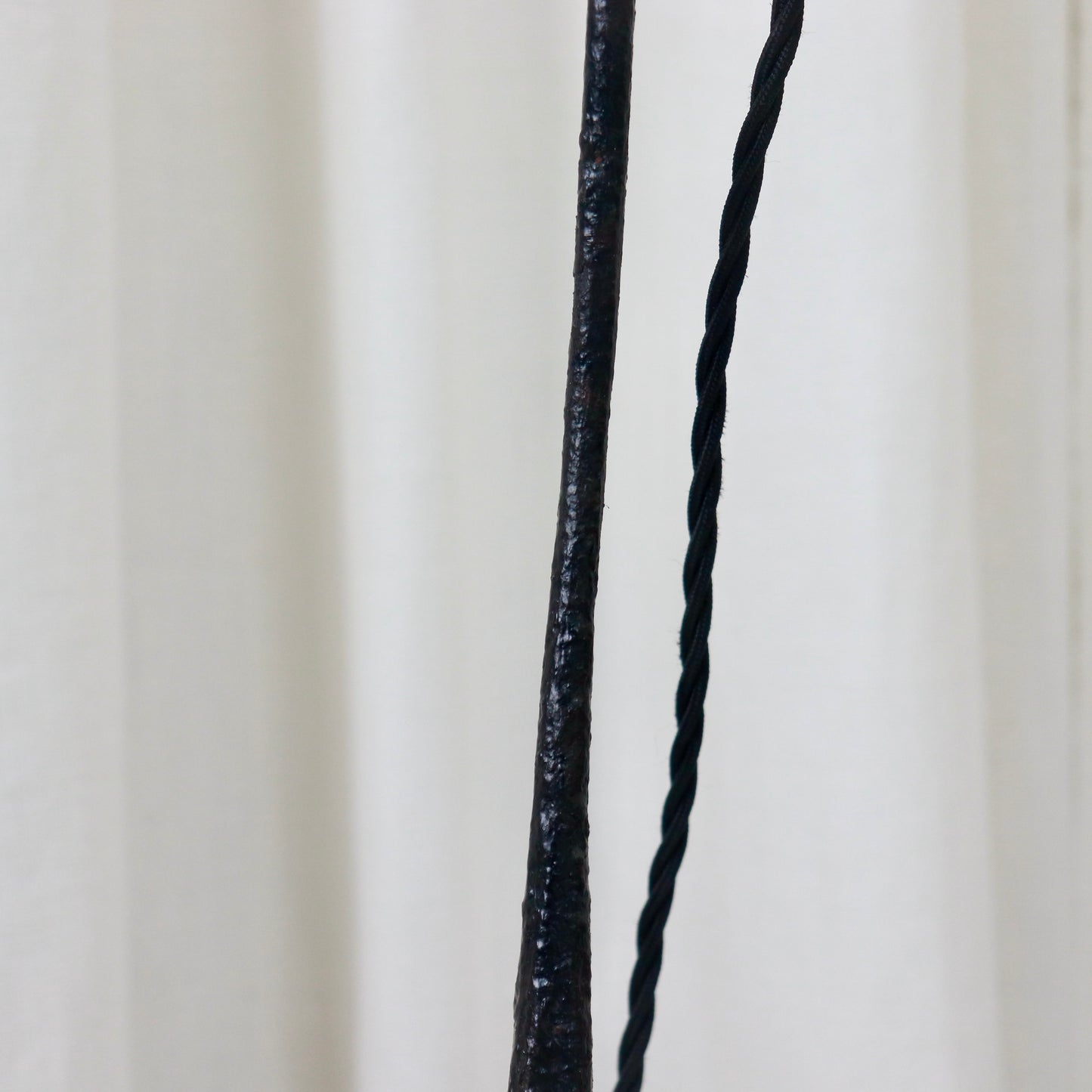 Gnarly Wrought Iron Lamp