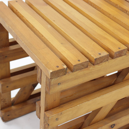 Constructivist Chair with Enzo Mari vibes