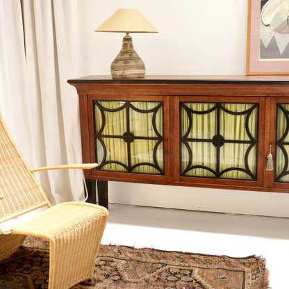 Early 20th Century French Sideboard with Glazed Doors