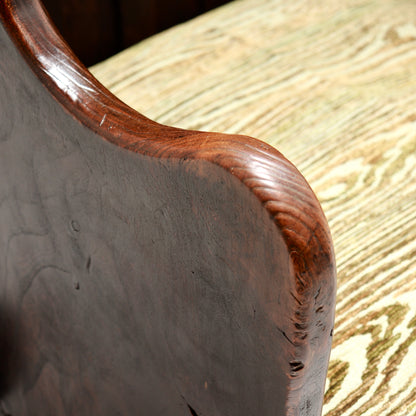 Early 20th Century Chestnut Lambing Chair