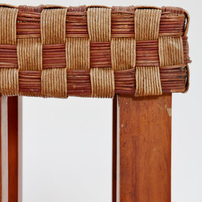 Petite Chequer Woven Side Table