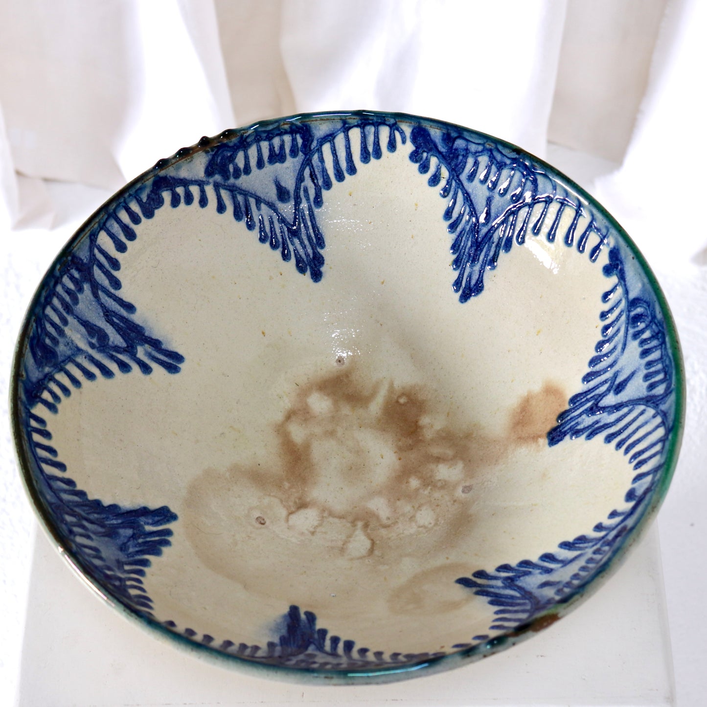 19th Century Andalusian Glazed Bowl Andalusia, Spain, 1800s