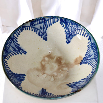 19th Century Andalusian Glazed Bowl Andalusia, Spain, 1800s