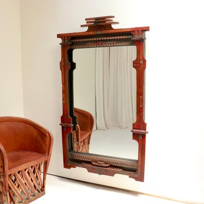 American Folk Art Mirror