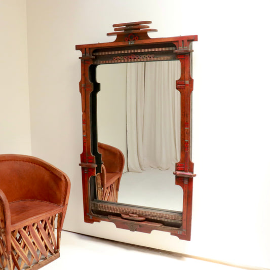 American Folk Art Mirror