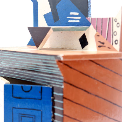 Handmade Miniature Cupboard After Picasso