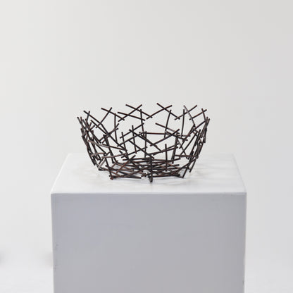 Abstract Wire Bowl