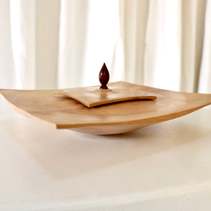 Delicately Turned Lidded Box