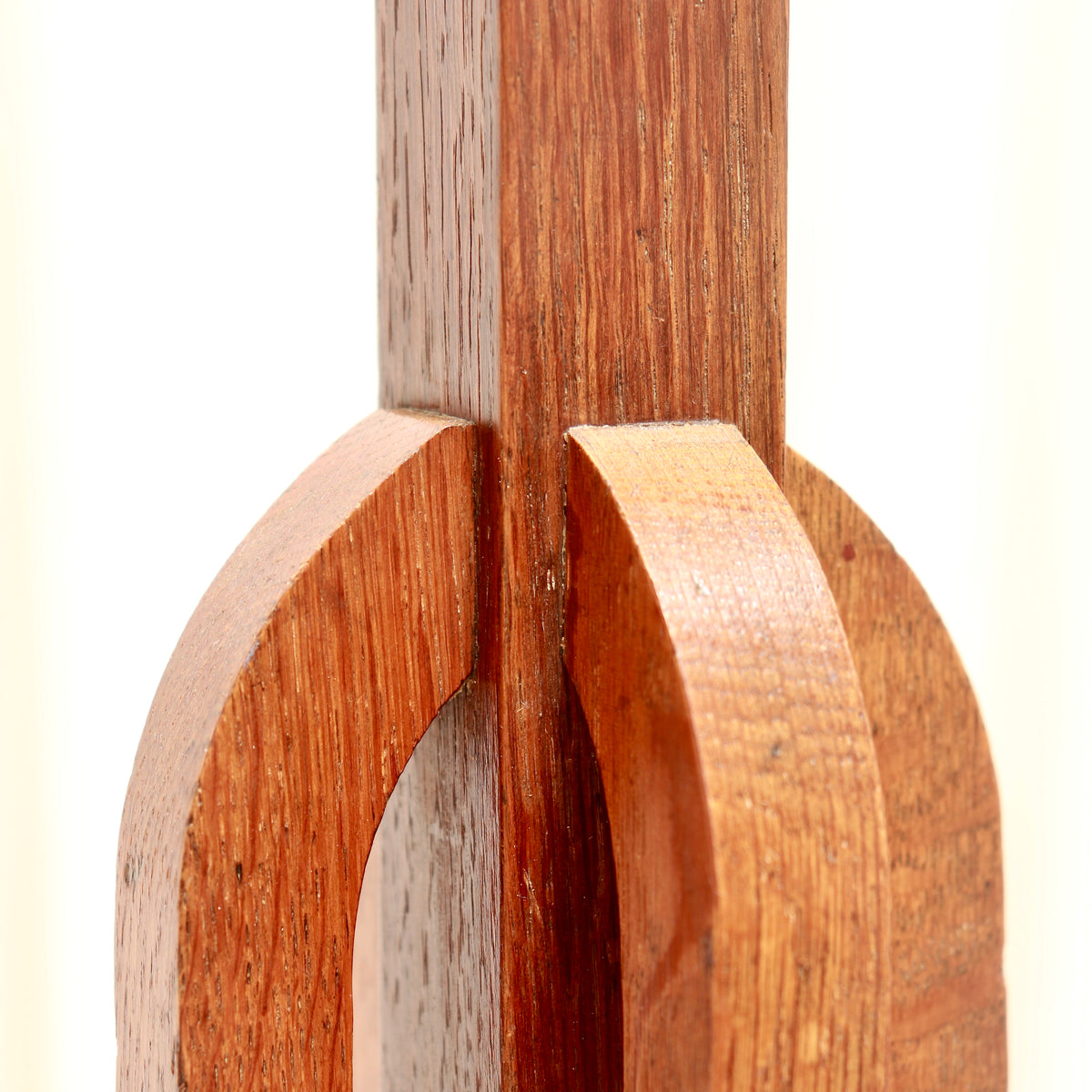 Petite Art Deco Oak Table Lamp