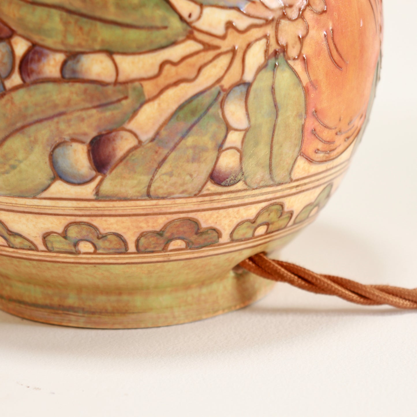 Charlotte Rhead for Bursley Ware Table Lamp