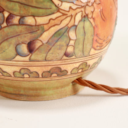 Charlotte Rhead for Bursley Ware Table Lamp