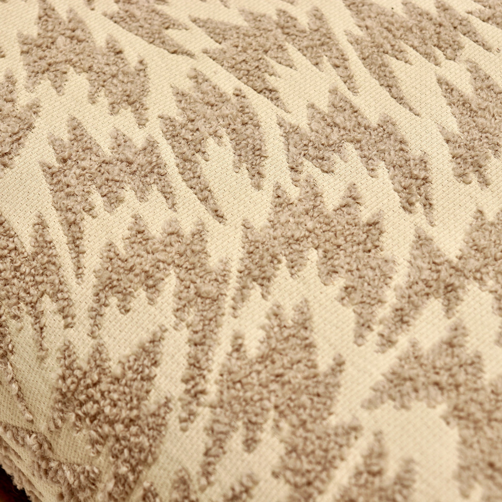 Textured Eley Kishimoto jacquard bouclé upholstery detail