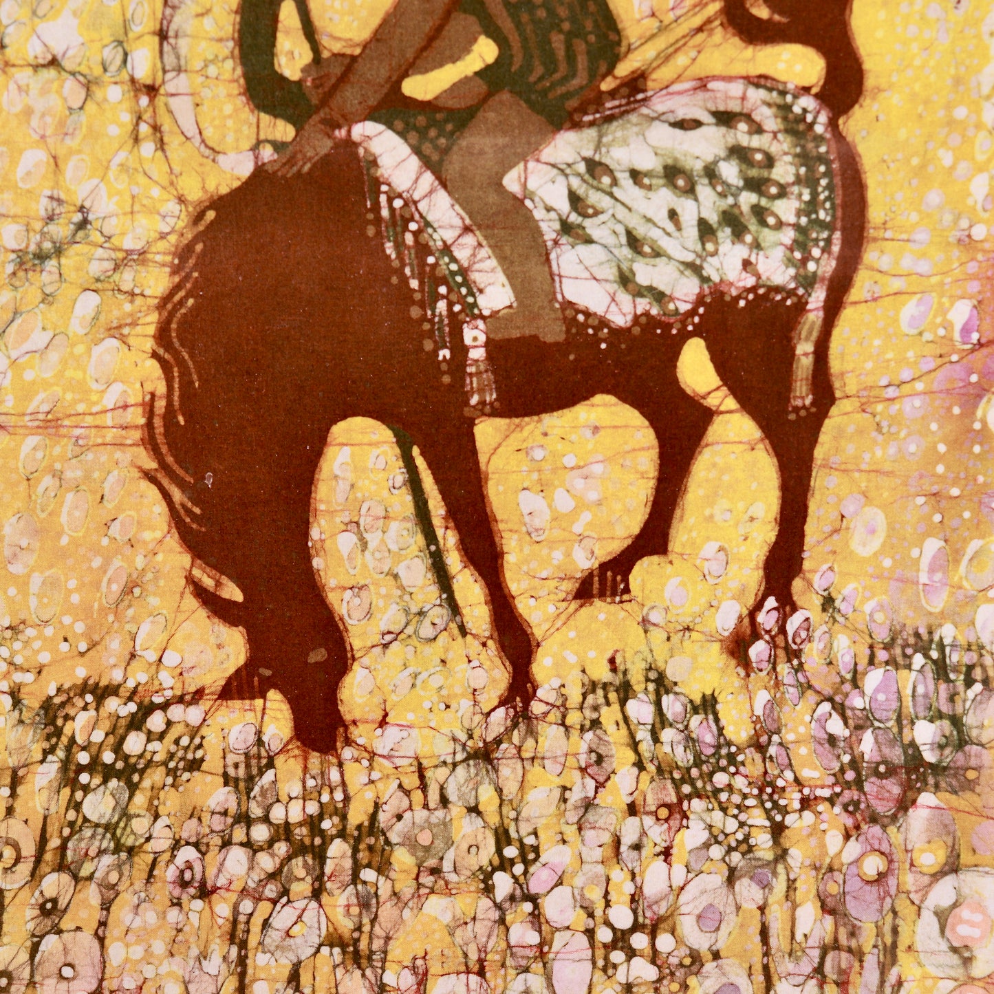 Handcrafted Batik Folding Screen