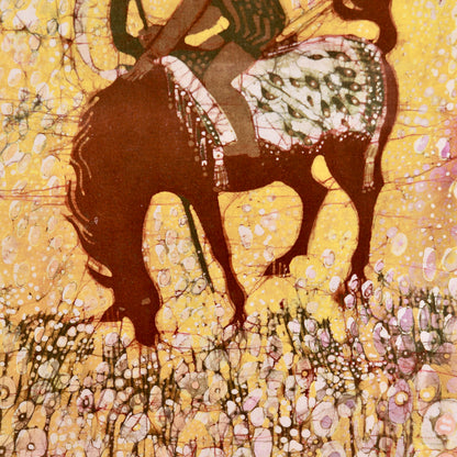 Handcrafted Batik Folding Screen