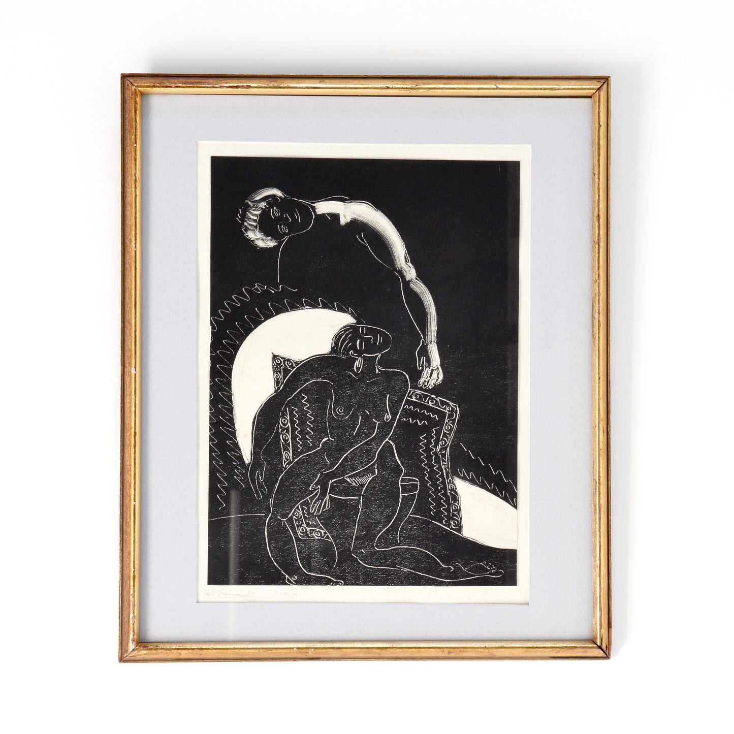 Christopher P. Wood — Mono Print, 1990